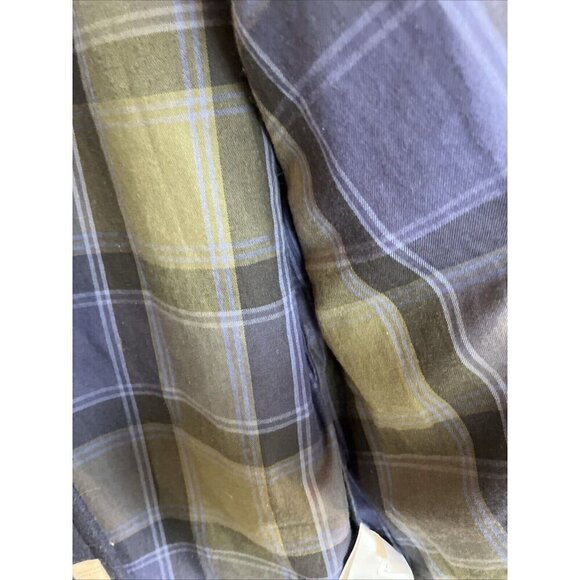 Men’s Timberland Button Down Navy Blue Wool Barn Jacket, Fully Lined, Pockets - Picture 9 of 11